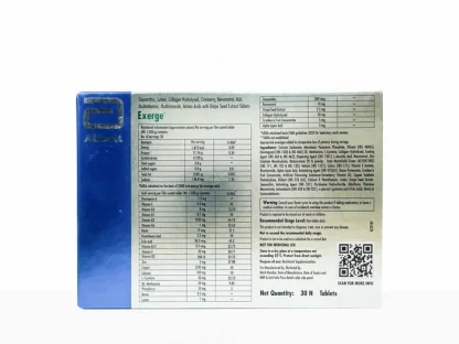 Exerge <span> Nutraceutical Tablet </span> - Image 3